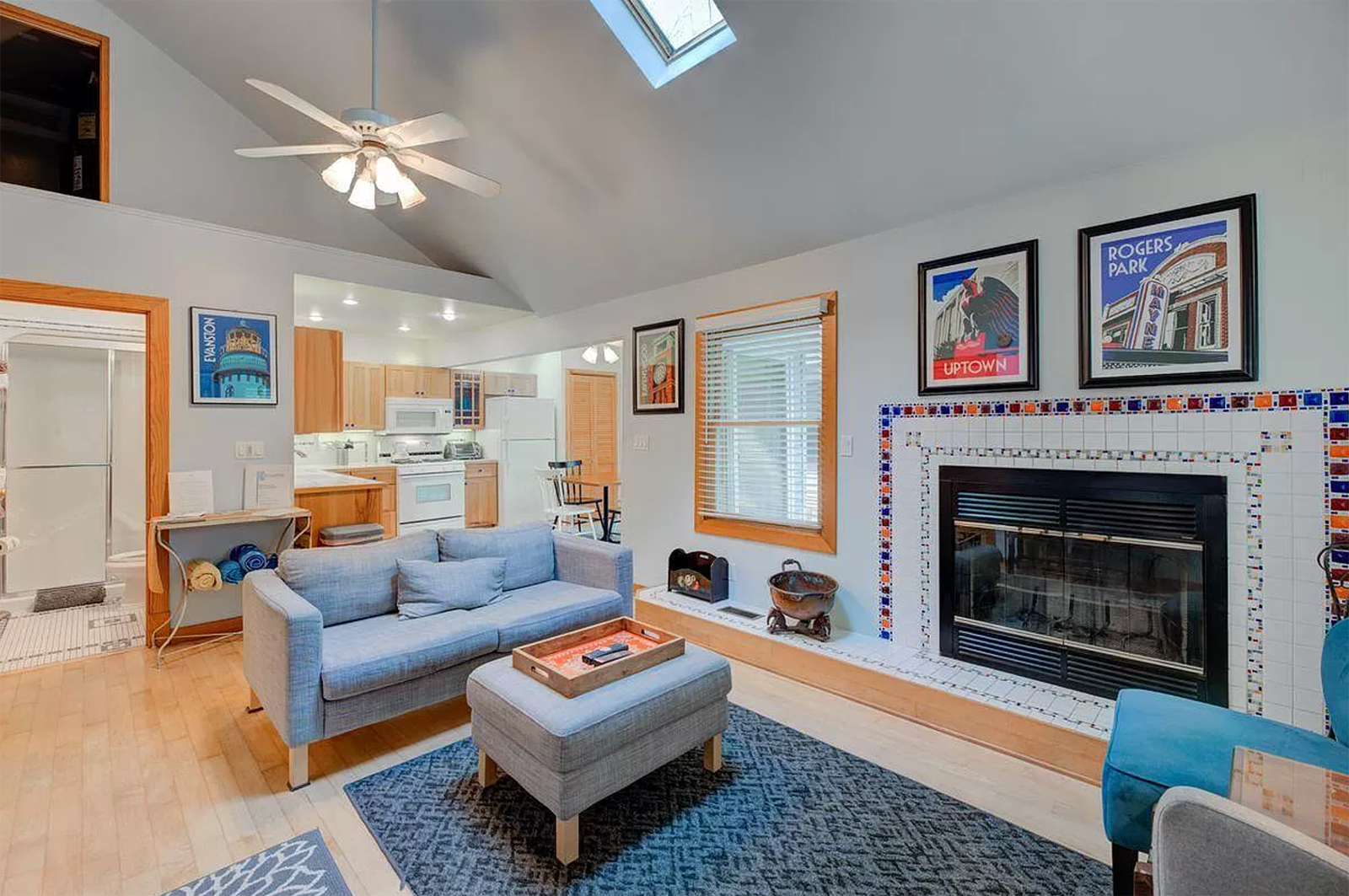 white living room