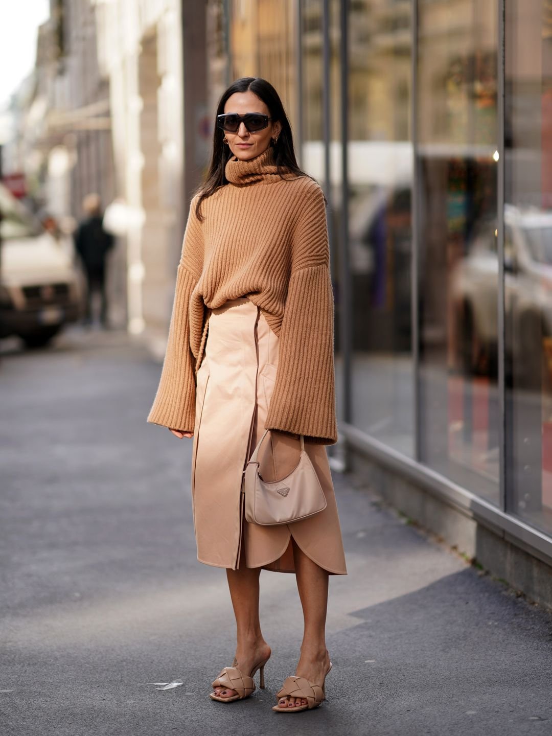 A fashion week guest