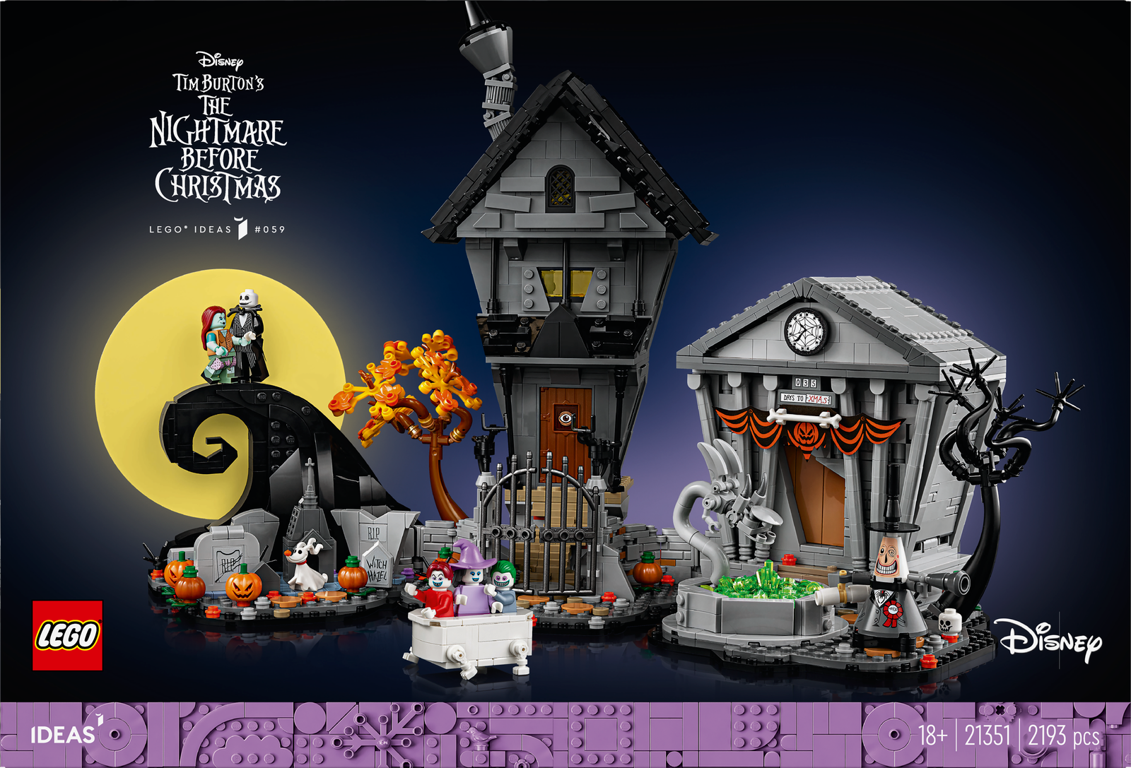 Action Figure Insider » Discover the new LEGO® ideas Disney Tim Burton's The Nightmare Before Christmas set