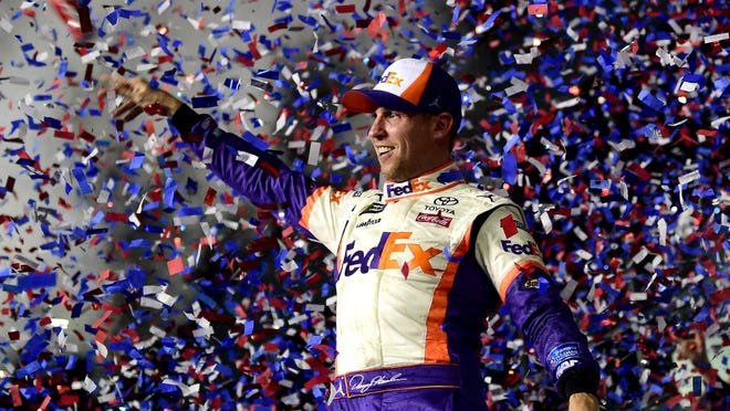 Denny Hamlin knows the way to Daytona's Victory Lane.