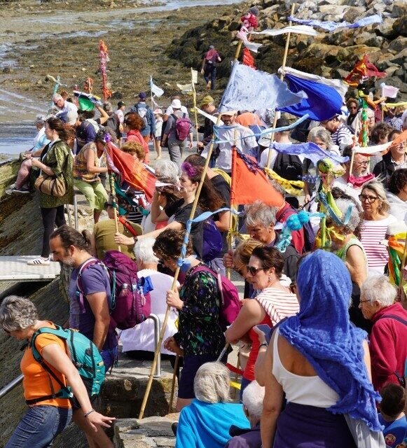 The great crossing had exceptional colors this year