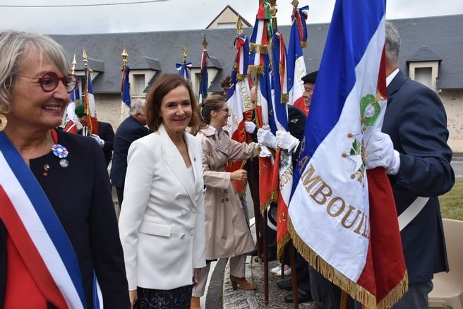 Denise Campbell Bauer, the US ambassador, was in Rambouillet for the 80th anniversary of the liberation