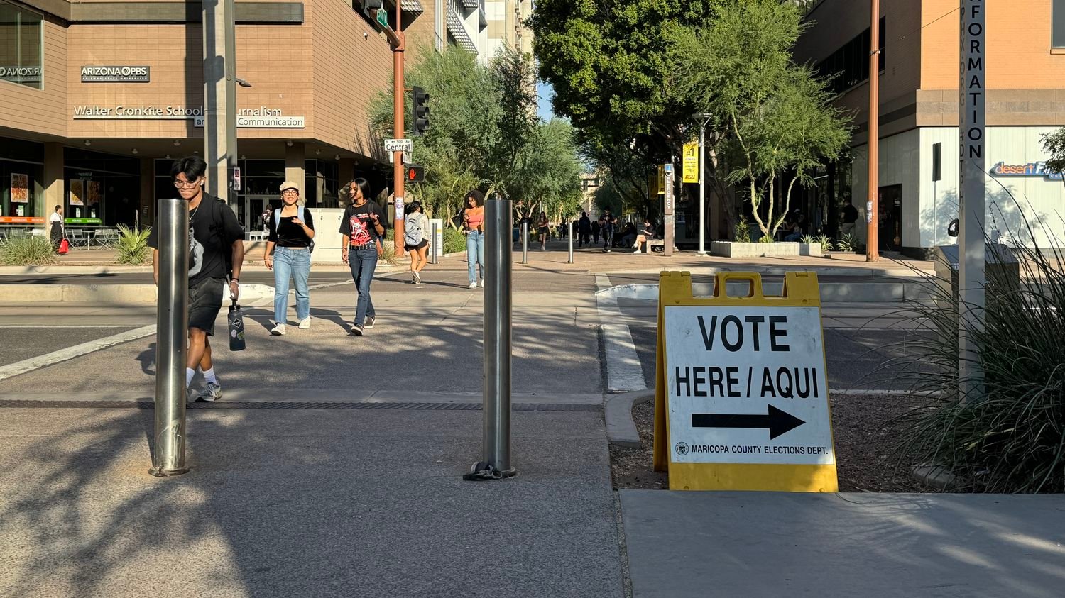 in Arizona, a key state for the US presidential election, we are already voting to decide between Donald Trump and Kamala Harris