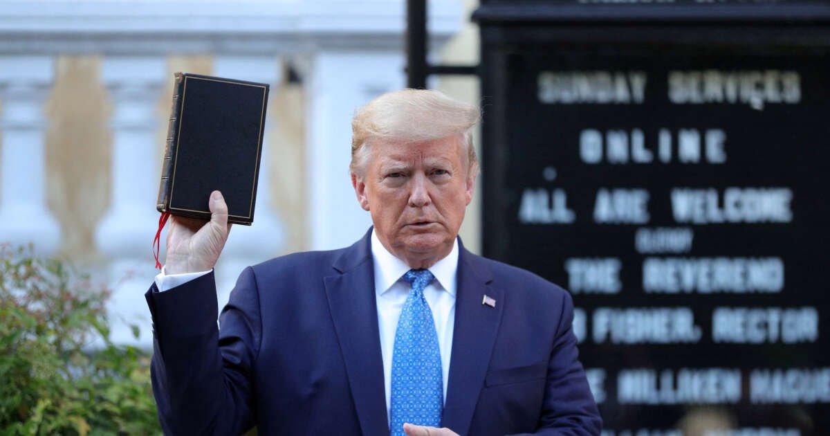 Controversy surrounding the "Trump Bible" in Oklahoma