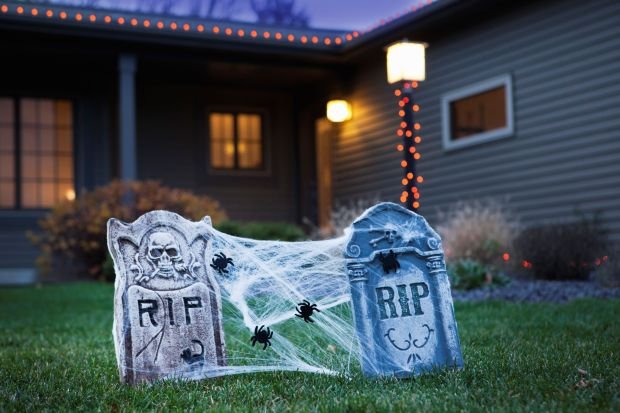 Visitors to the home who have to step through a cemetery will know there are more scares ahead. (Metro Creative Services)