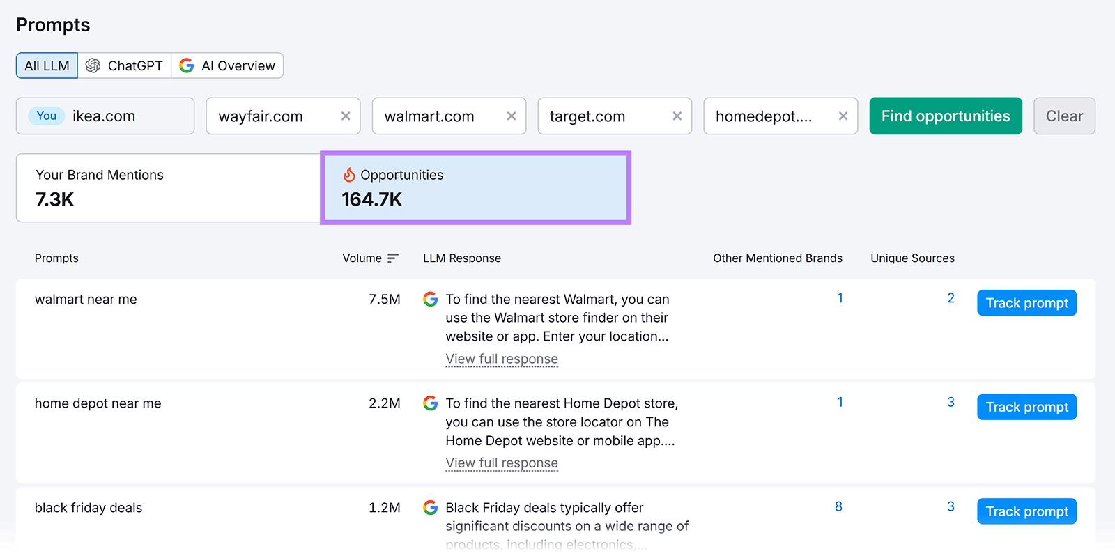Asking for dashboard appears with the options tab selected and highlighted.