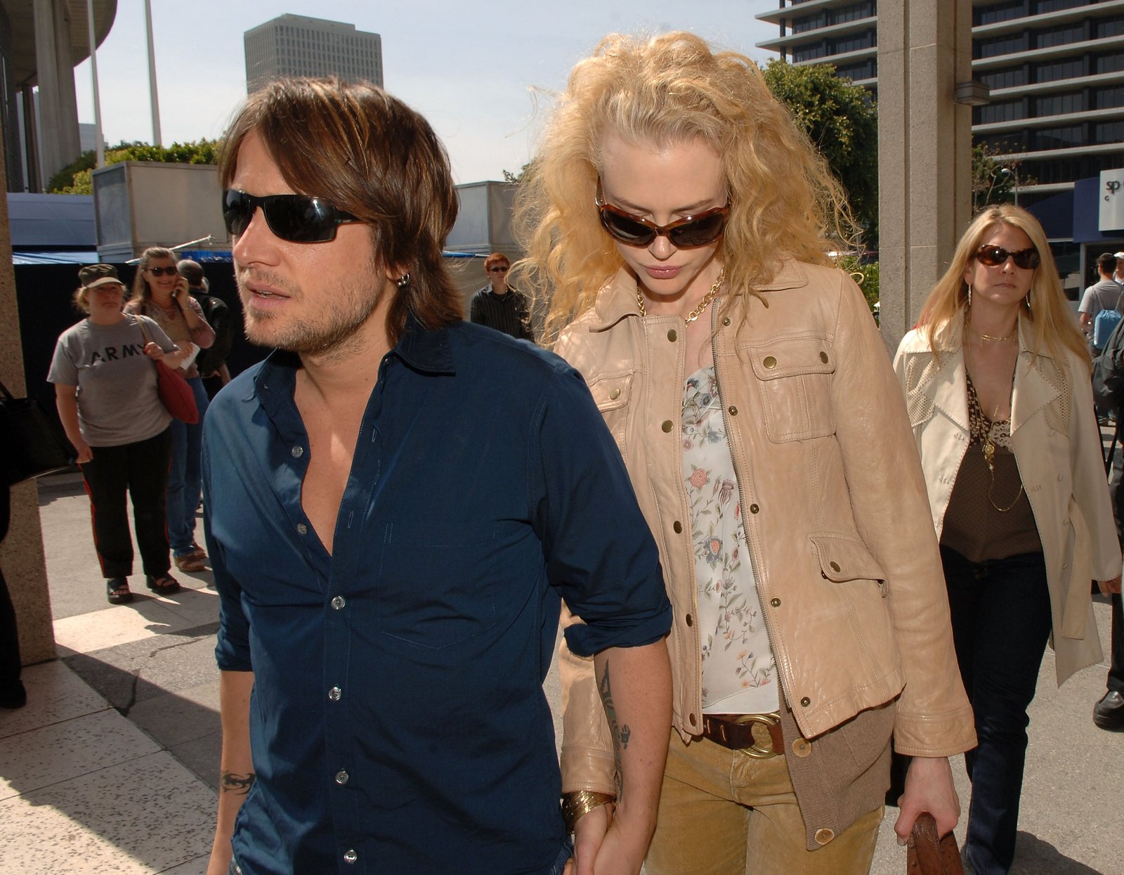 Keith Urban and Nicole Kidman photographer in March 2007 in Los Angeles