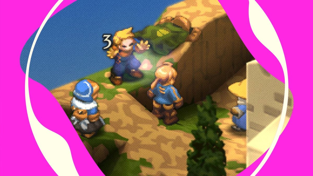 In 'Final Fantasy Tactics' is throwing cliffs on asshole solidarity