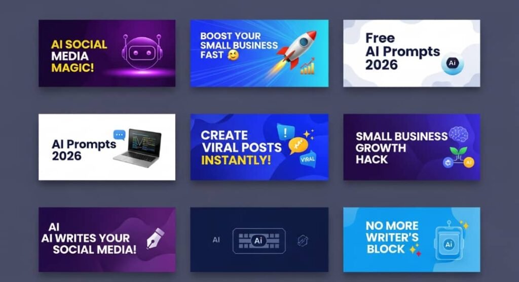 Free AI Prompts for Small Business Social Media Posts