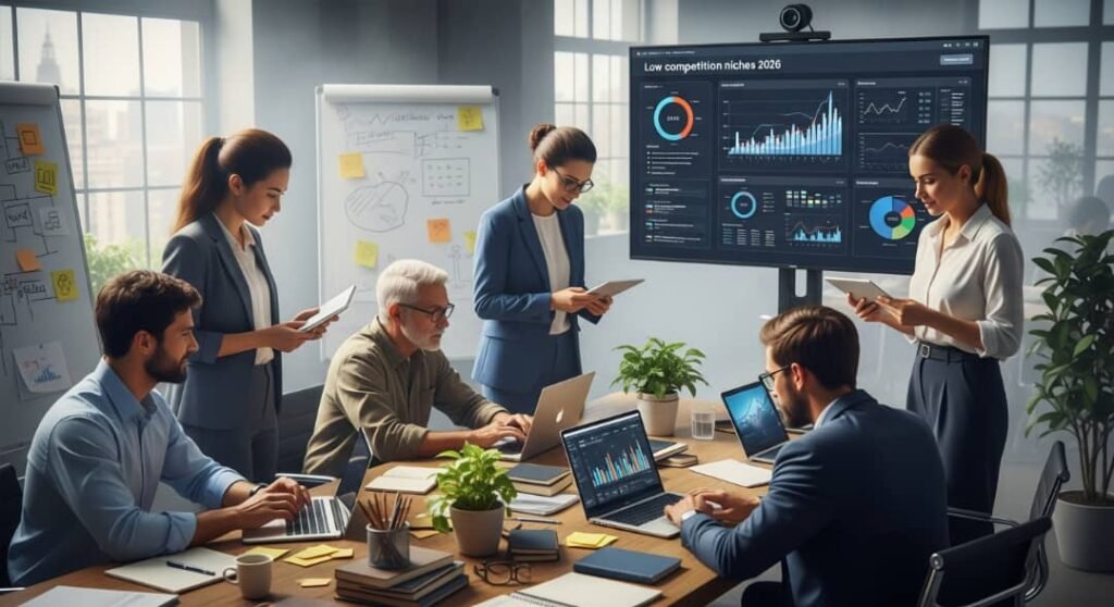 low competition niches 2026